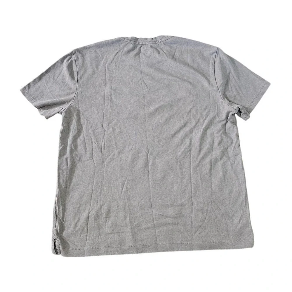 Banana Republic Luxe Touch Tee Mens Large Grey 100% Cotton Short Sleeve T-Shirt